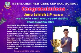 Speed Skating - State Winner